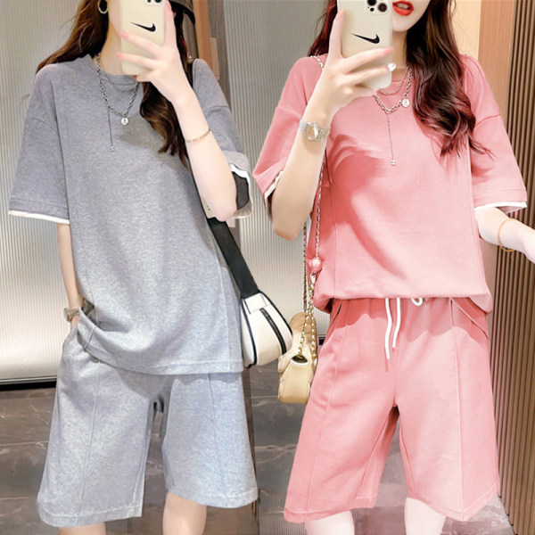 Korean Lifestyle - Plus Size Dames Zomer Casual Losse