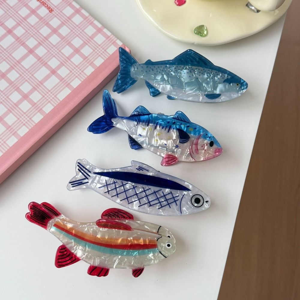 Korean Girls Lifestyle - Haarspeld Oceaan Dier Haarklem Pvc Tonijn
