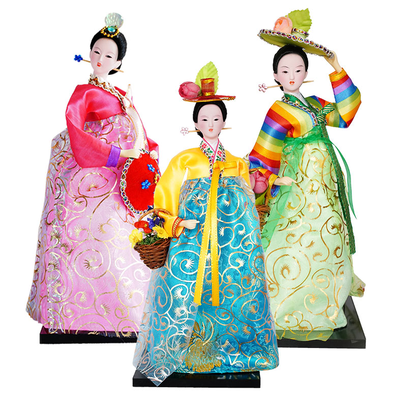 Korean Lifestyle Items - 30 CM Koreaanse Nationale Pop Bruiloft