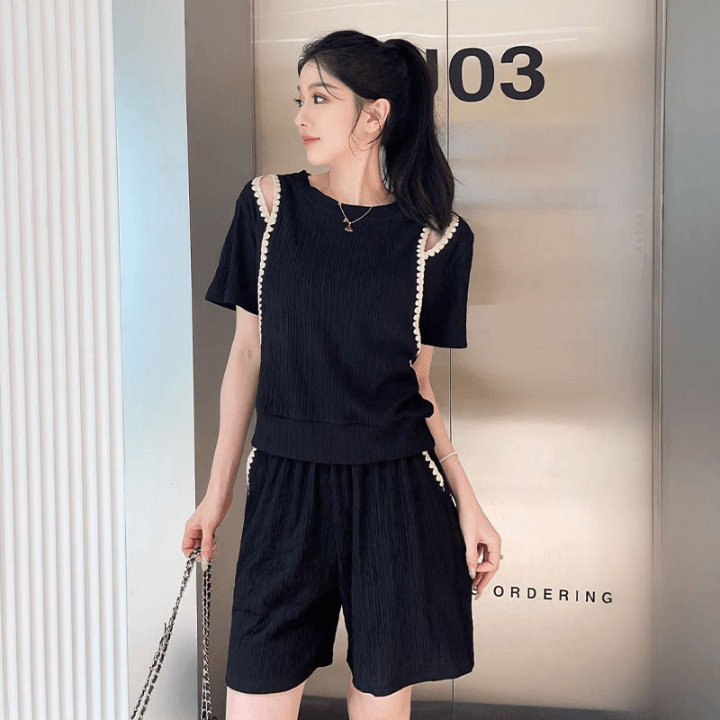 Koreaanse mode off-shoulder T- - Korean Lifestyle recensie en prijs
