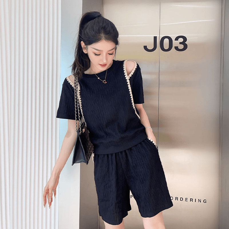 Koreaanse mode off-shoulder T- - Korean Lifestyle recensie en prijs
