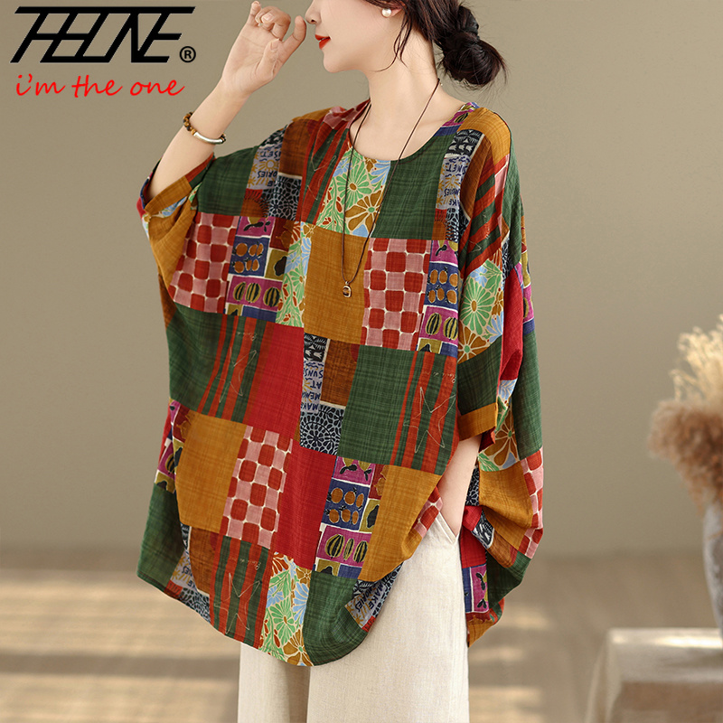 THHONE Dames Shirts Print Loss - Korean Lifestyle recensie en prijs