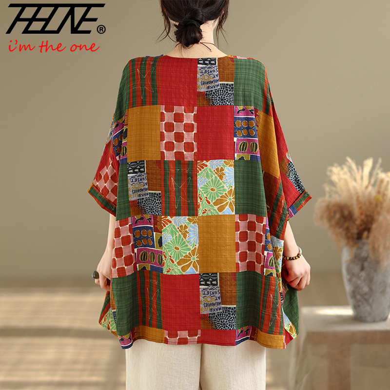 THHONE Dames Shirts Print Loss - Korean Lifestyle recensie en prijs