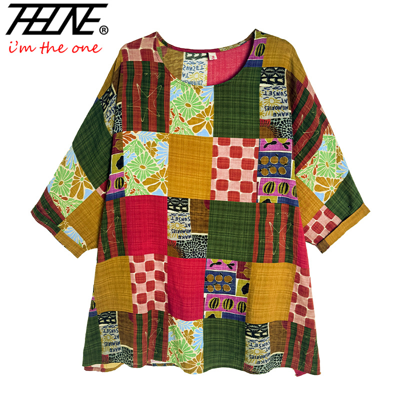 THHONE Dames Shirts Print Loss - Korean Lifestyle recensie en prijs