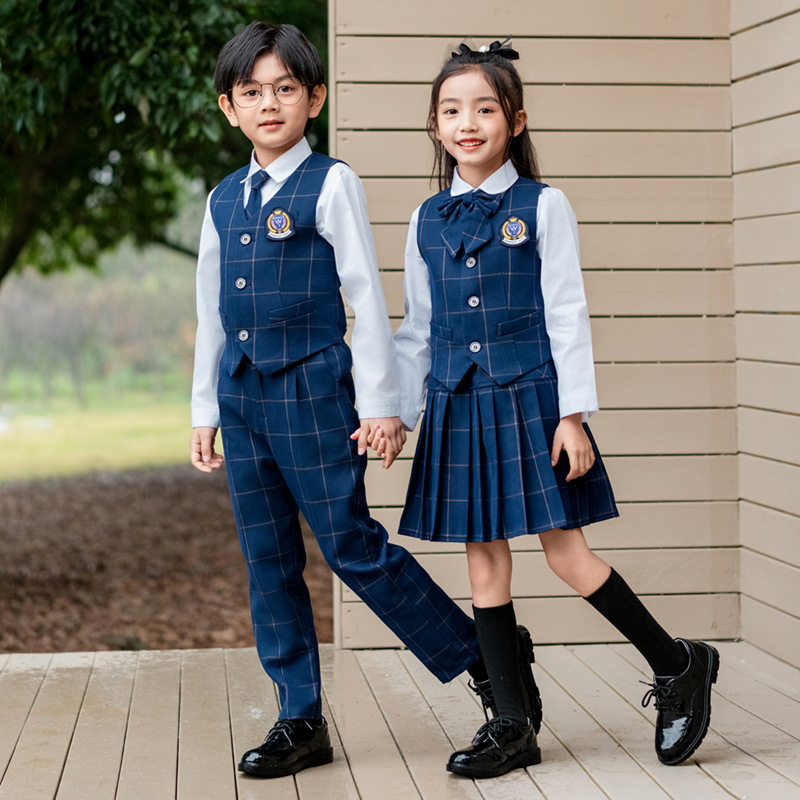 Kids Britse Plaid Vest Shirt P - Korean Lifestyle recensie en prijs